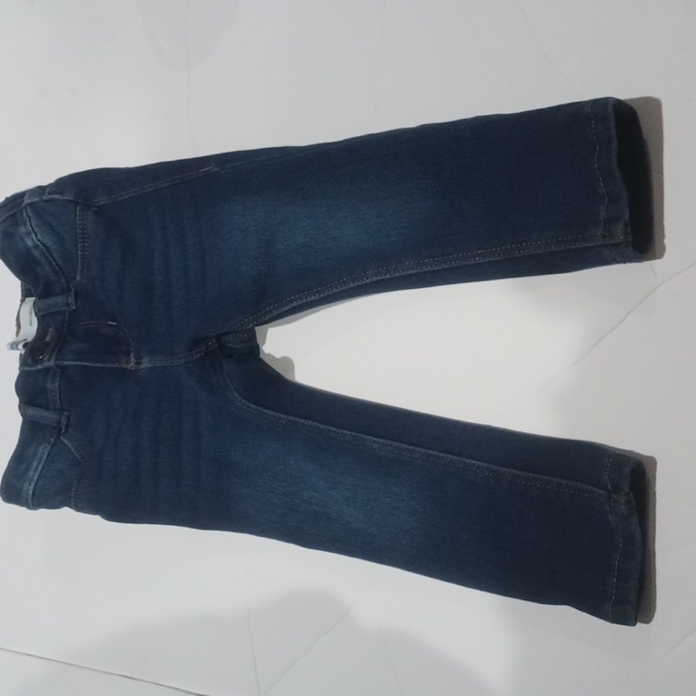 $4 Final Old Navy "Jeggins & Straight Leg Jeans" Sz. 2T Navy Denim - Picture 4 of 8